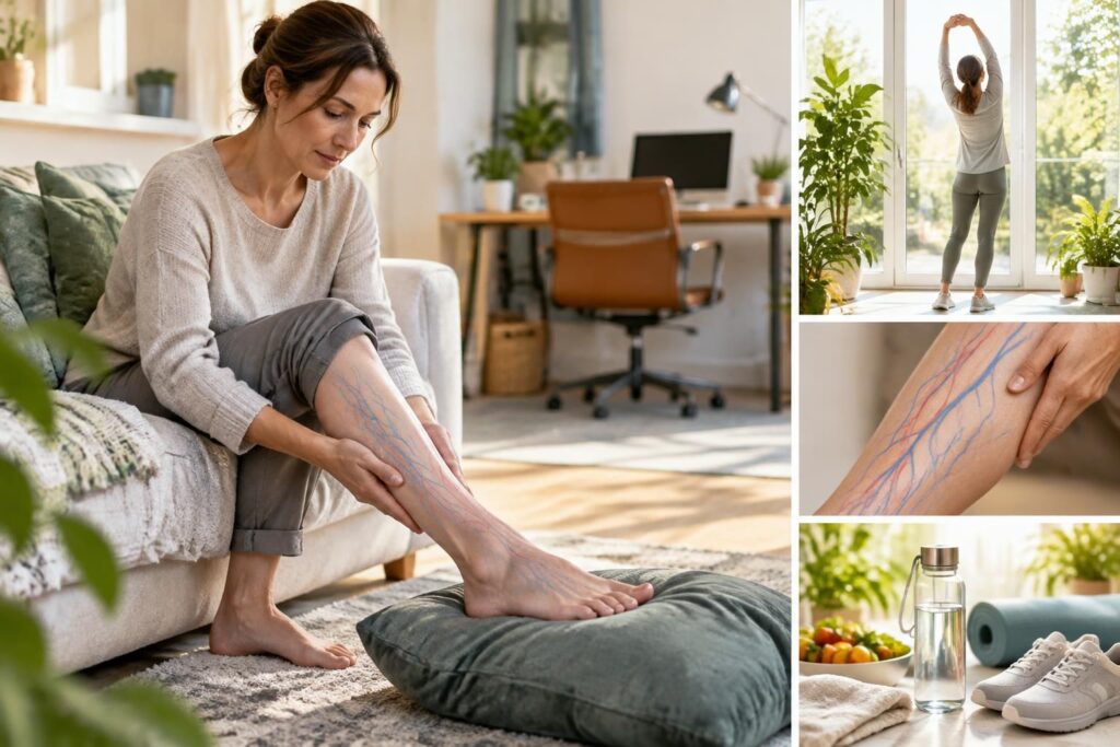 Circulation sanguine et jambes lourdes : causes, prévention et solutions